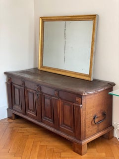 French Carved Giltwood Wall Mirror, circa 1880