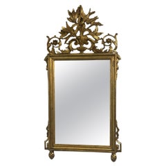 French Carved Gold Gilt LeBarge Mirror