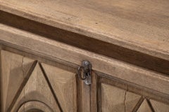 French Carved Oak Cabinet, France