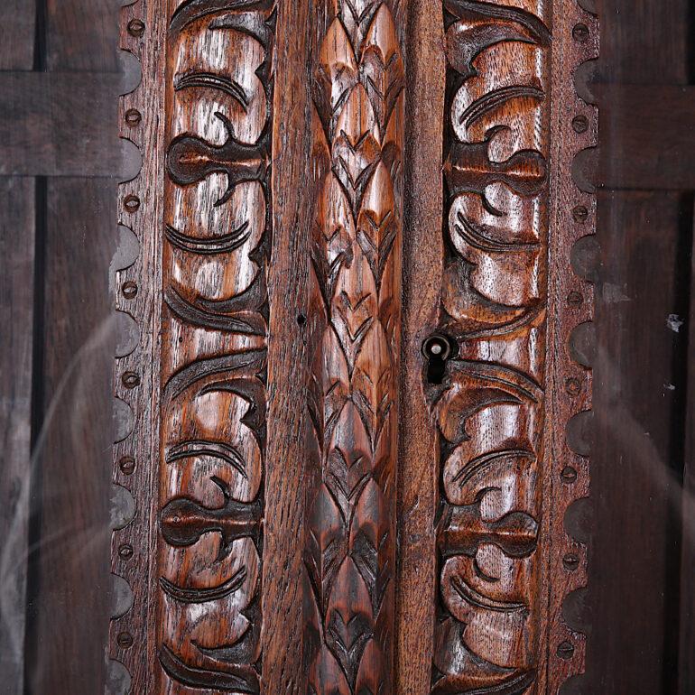 French Carved Oak Renaissance Revival Cabinet / Bookcase, C.1880 6