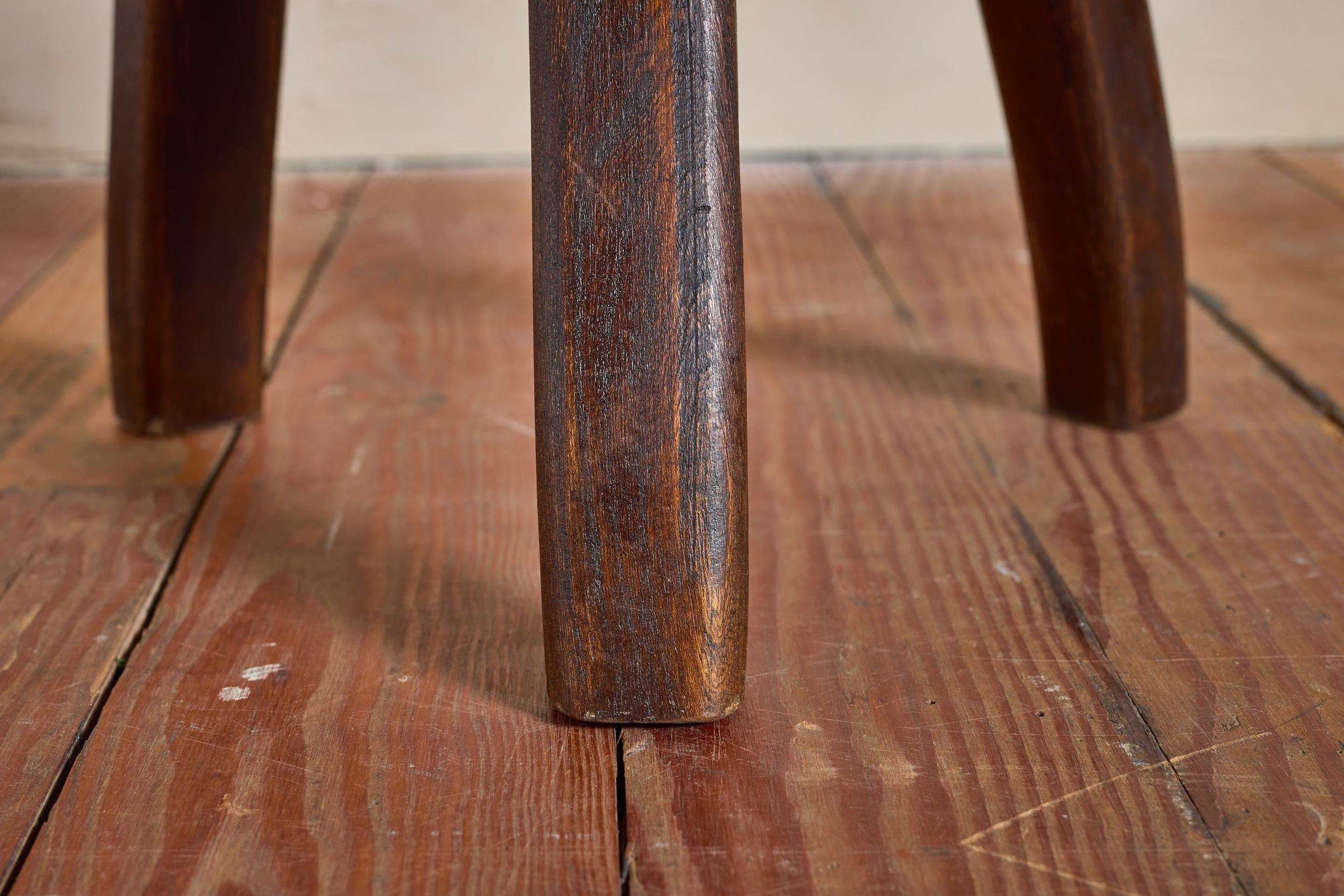 Französisch geschnitzt Oak Hocker im Angebot 5