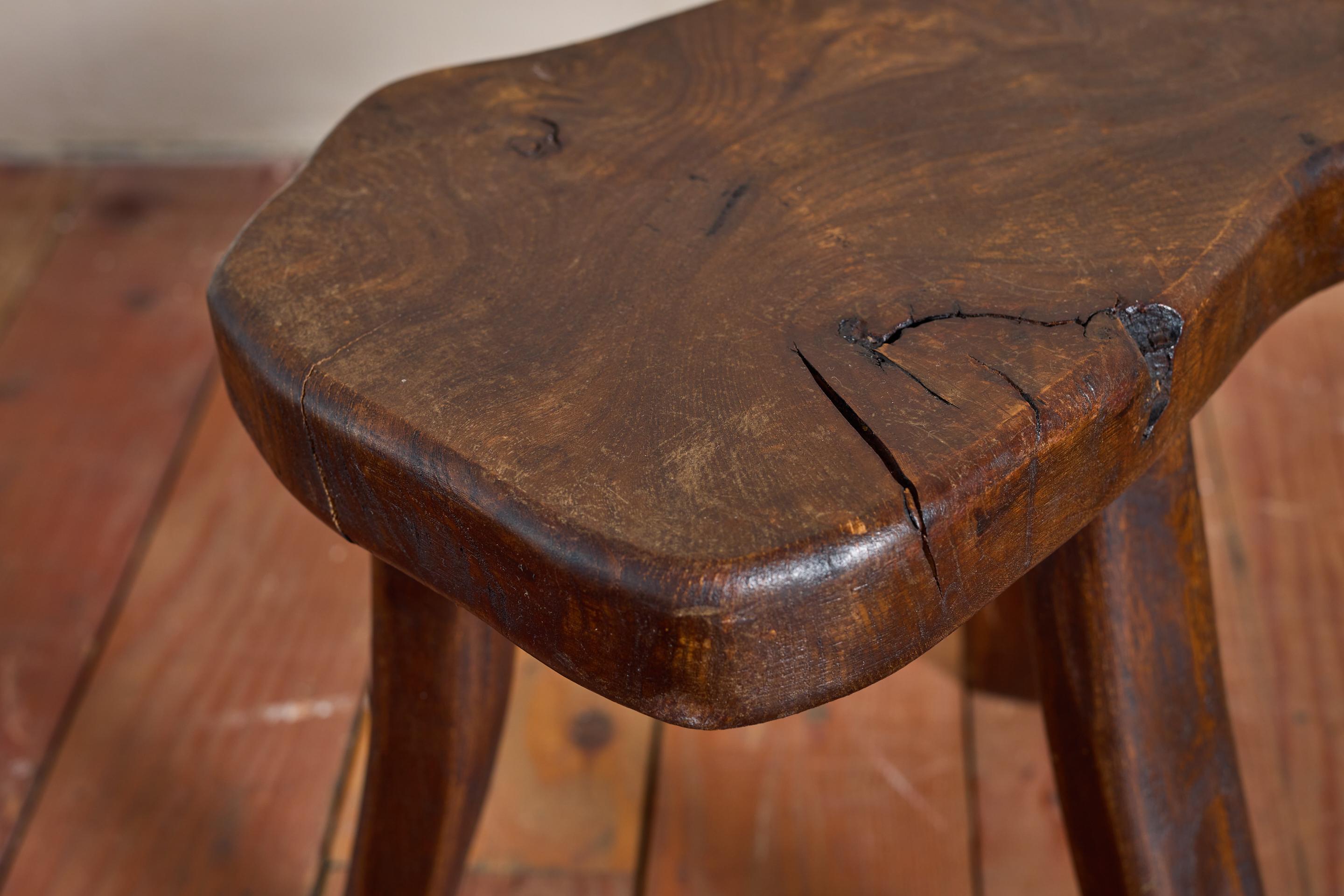 Französisch geschnitzt Oak Hocker im Angebot 8
