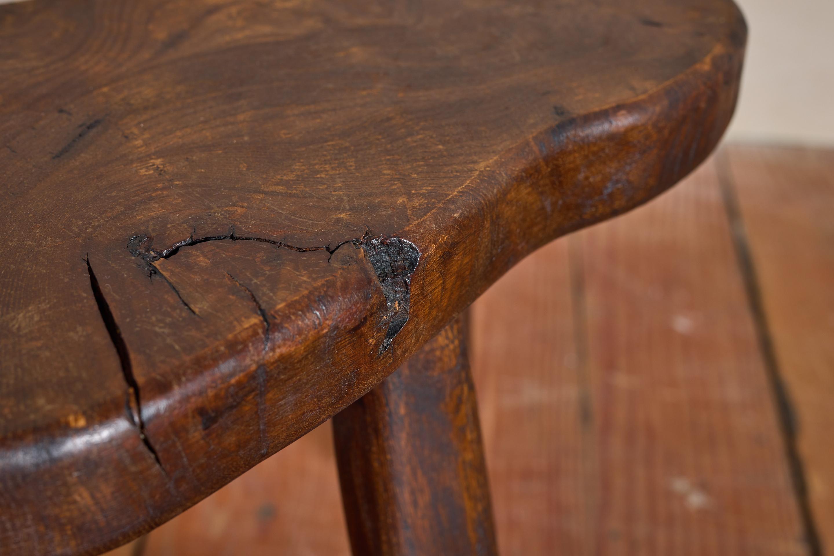Französisch geschnitzt Oak Hocker im Angebot 9
