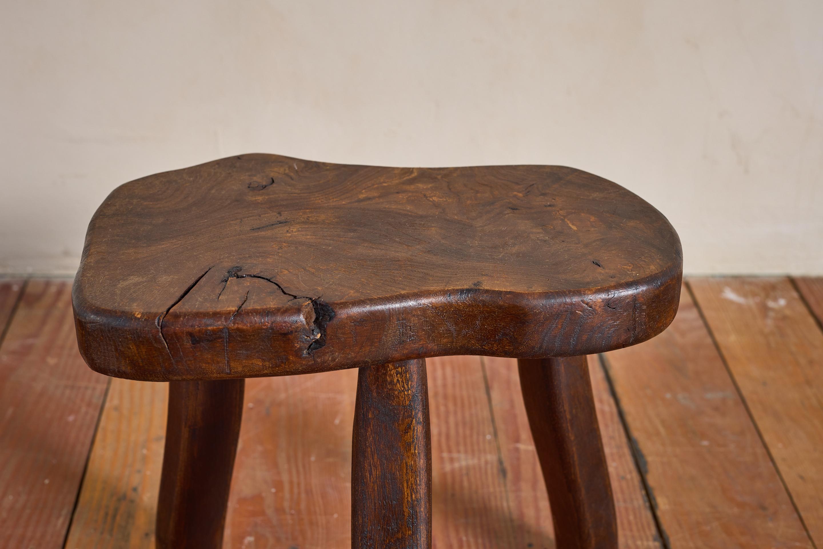 Französisch geschnitzt Oak Hocker im Angebot 3