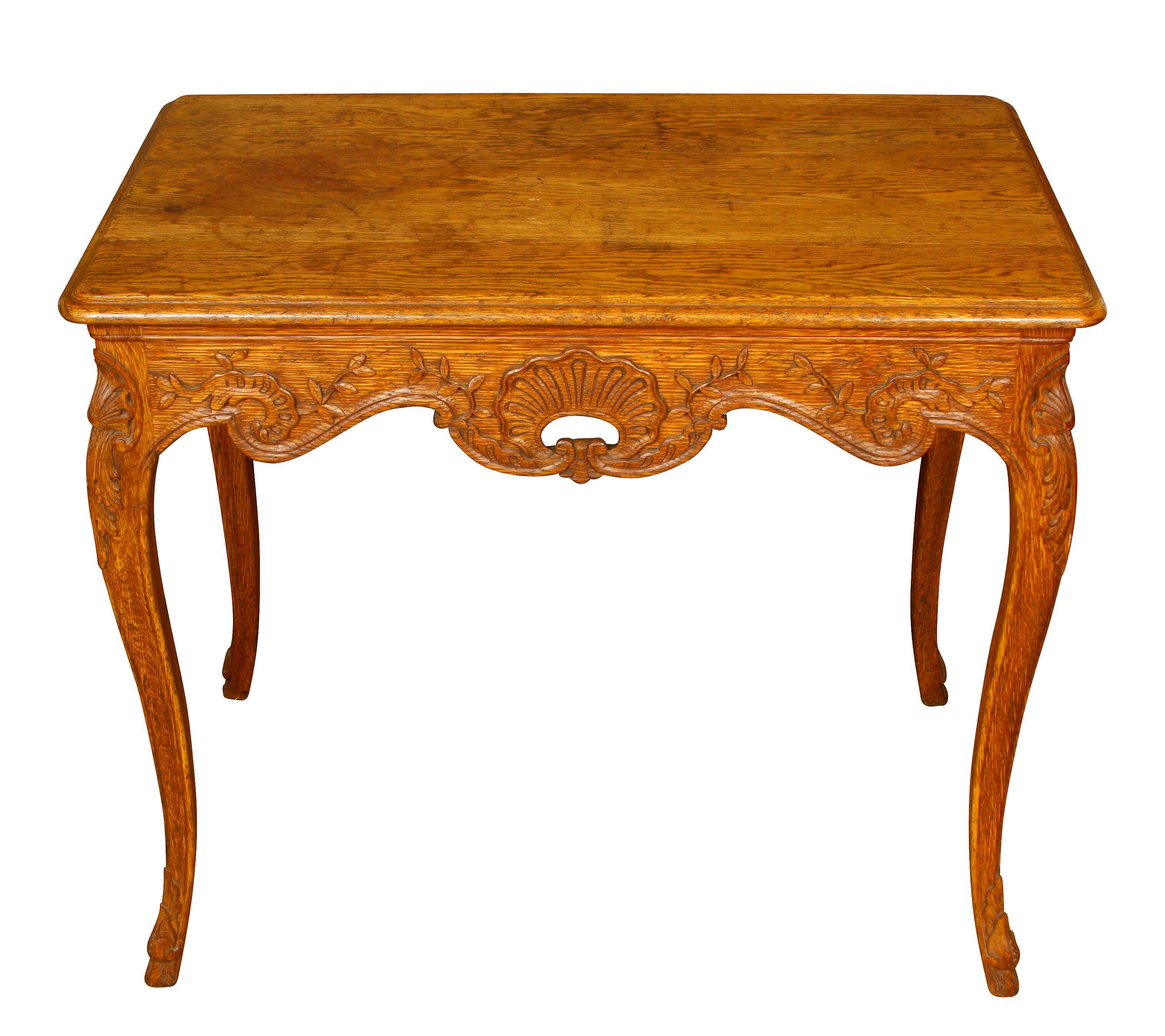 20th Century French Carved Oak Table