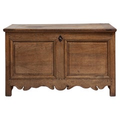 French Carved Oak Trunk