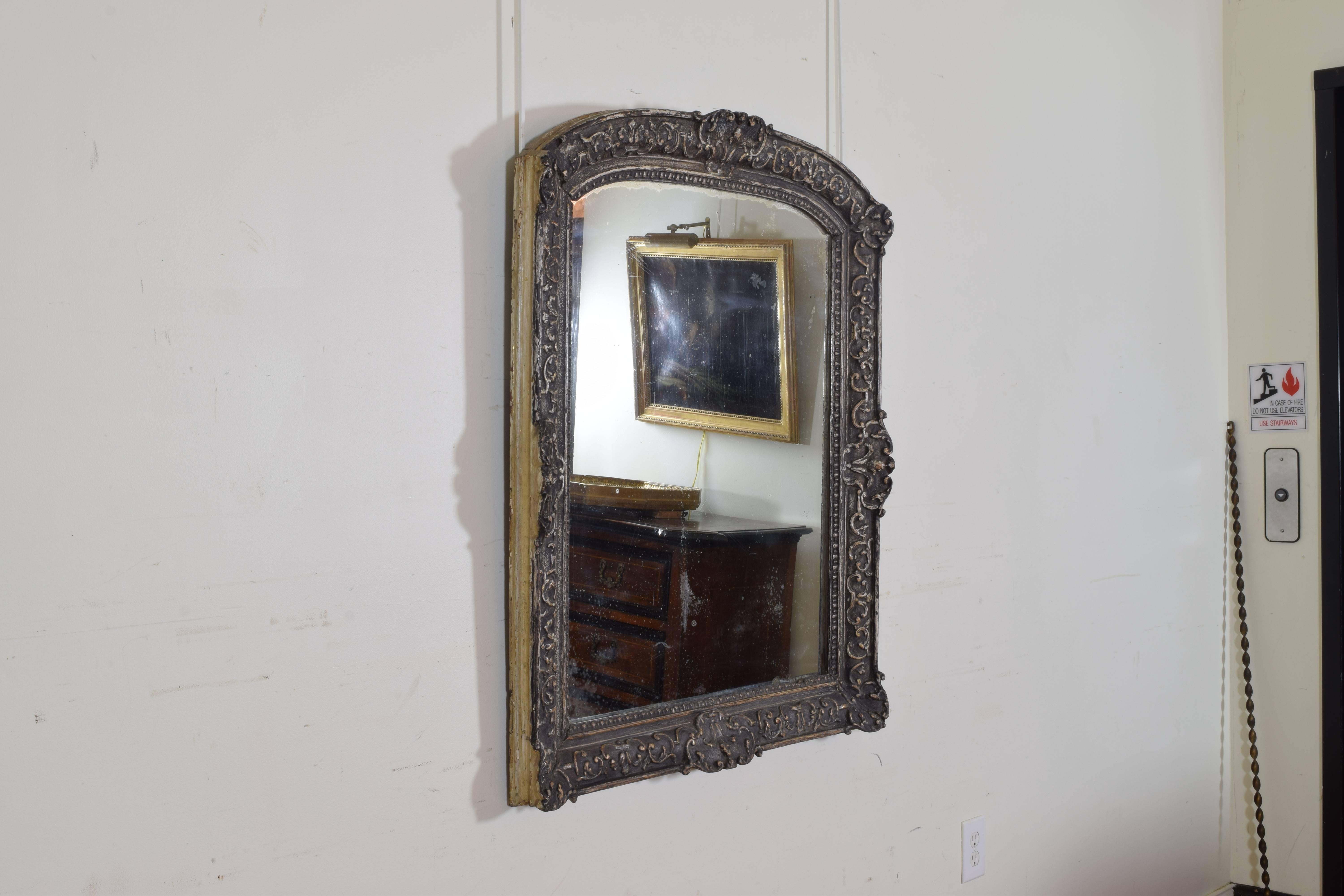 Louis XIV French Carved Regence Mirror, Early 18th Century