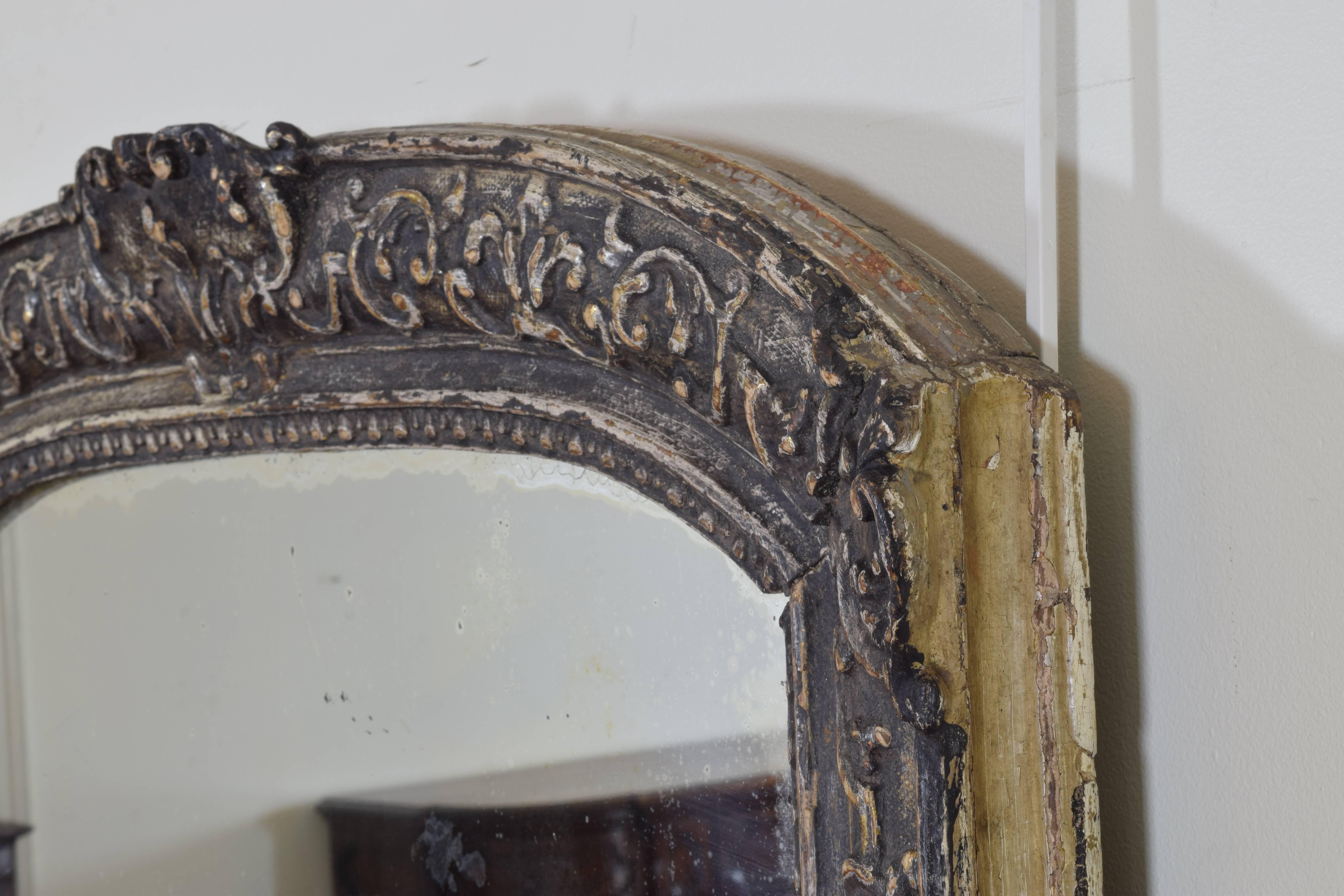 French Carved Regence Mirror, Early 18th Century 1