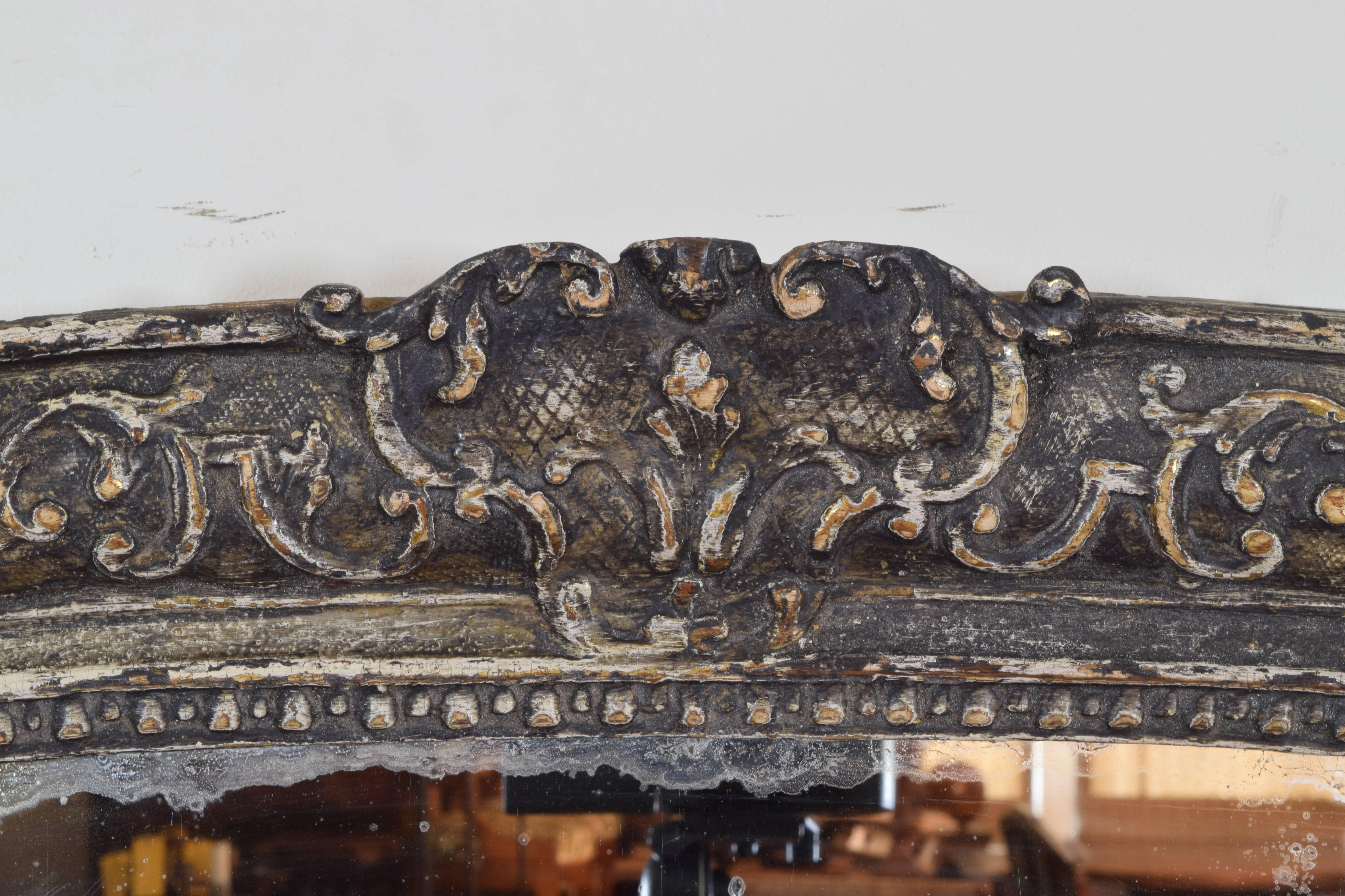 French Carved Regence Mirror, Early 18th Century 2