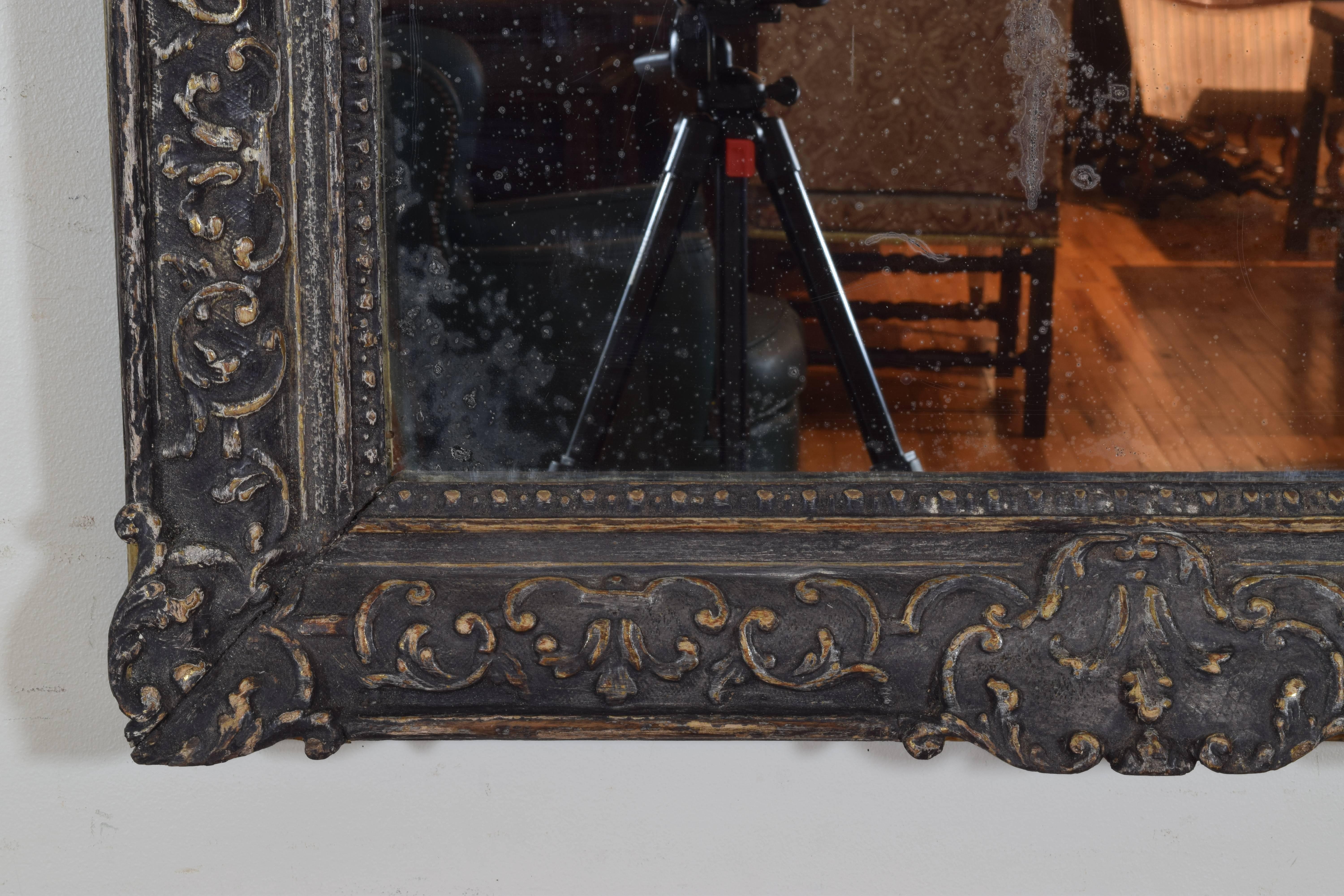 French Carved Regence Mirror, Early 18th Century 3