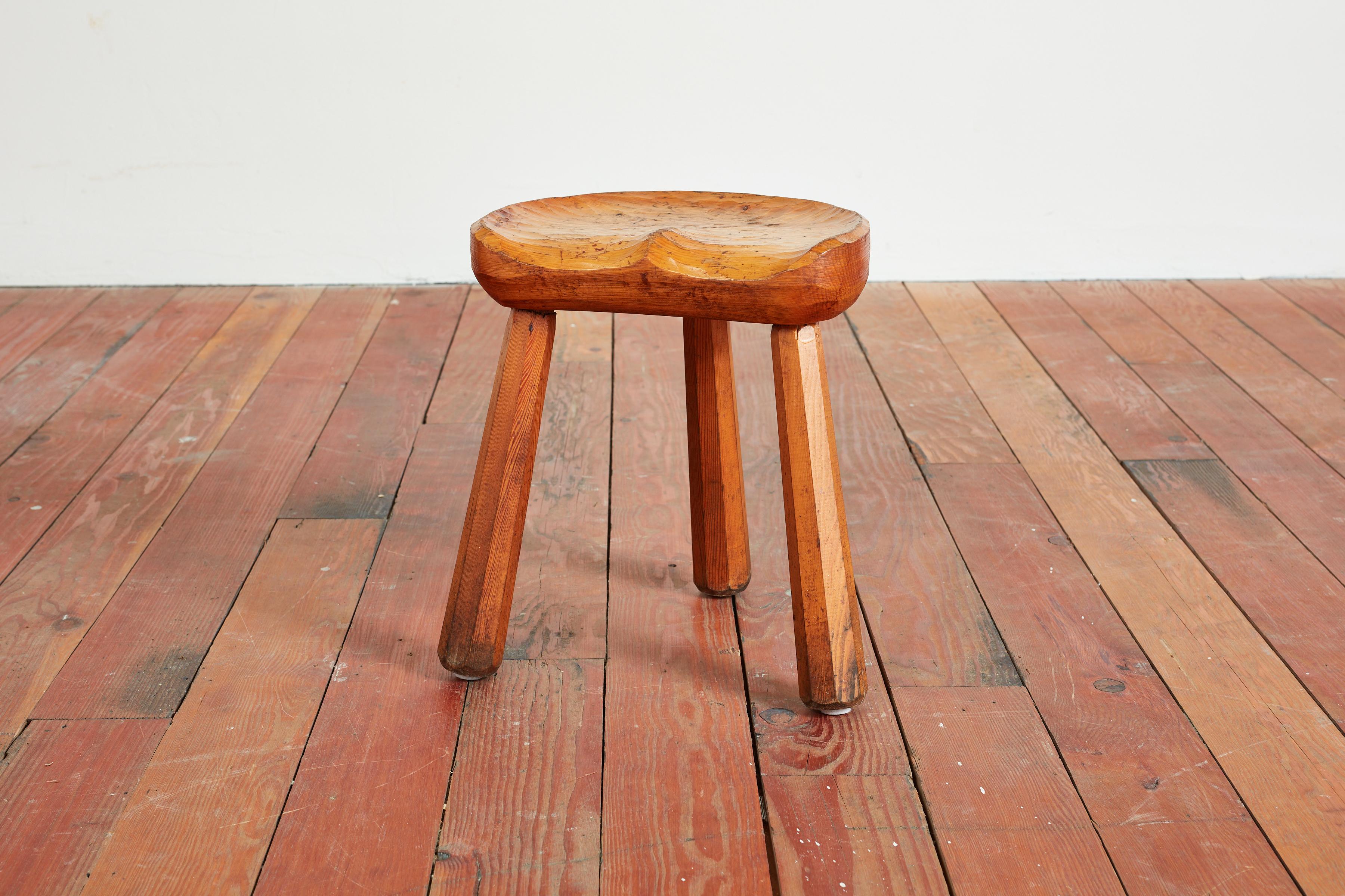 Mid-20th Century French Carved Stools For Sale
