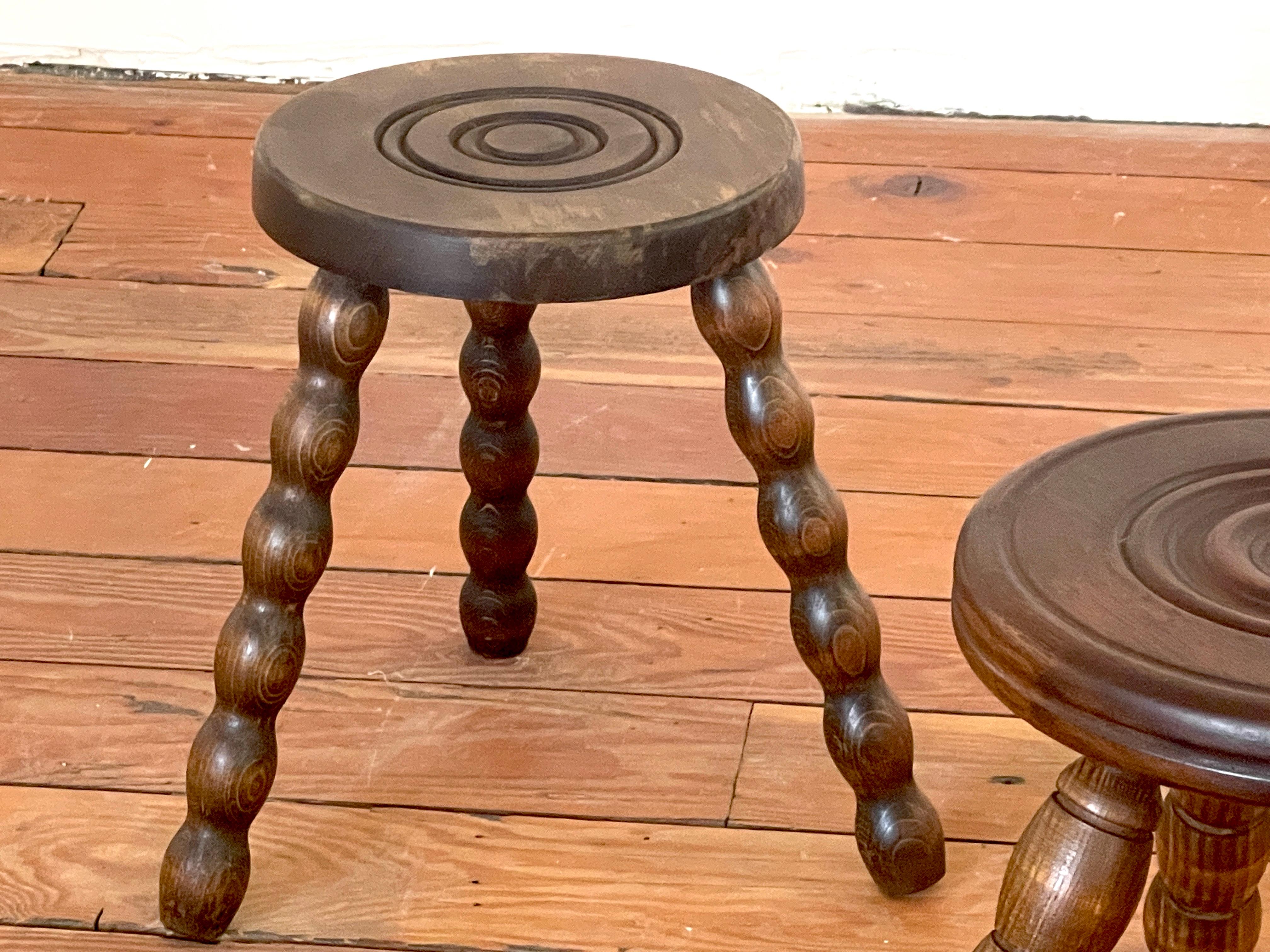 French Carved Stools 2