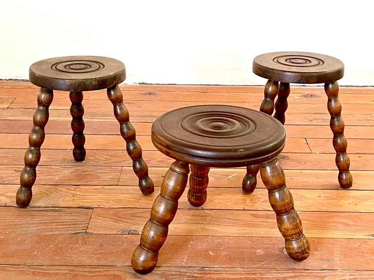 French Carved Stools  For Sale 3