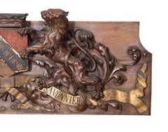 French Carved Walnut Henry & Demarson Parfumeure And Savonnier Store Sign