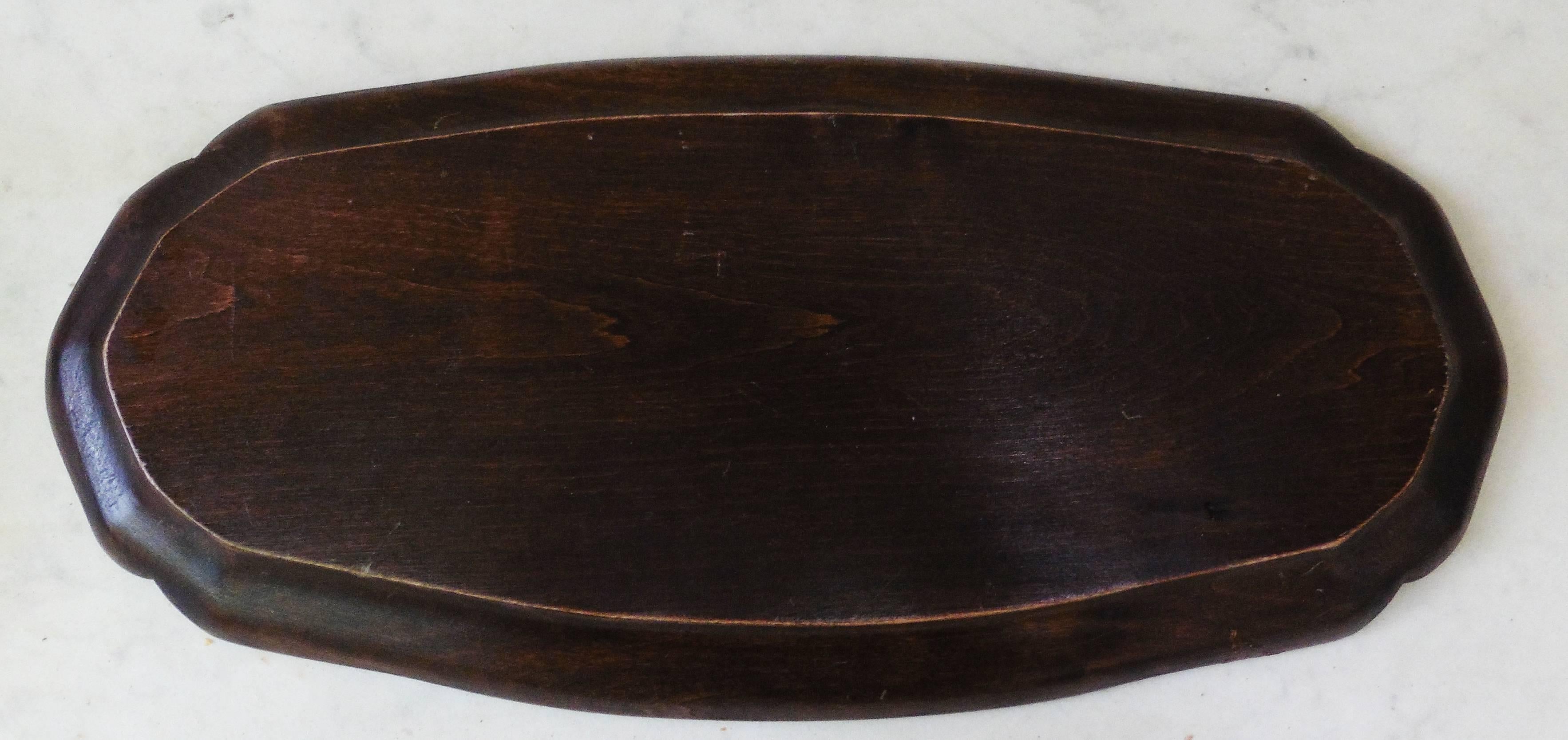 French Provincial French Carved Wood Bread Platter, circa 1950 For Sale