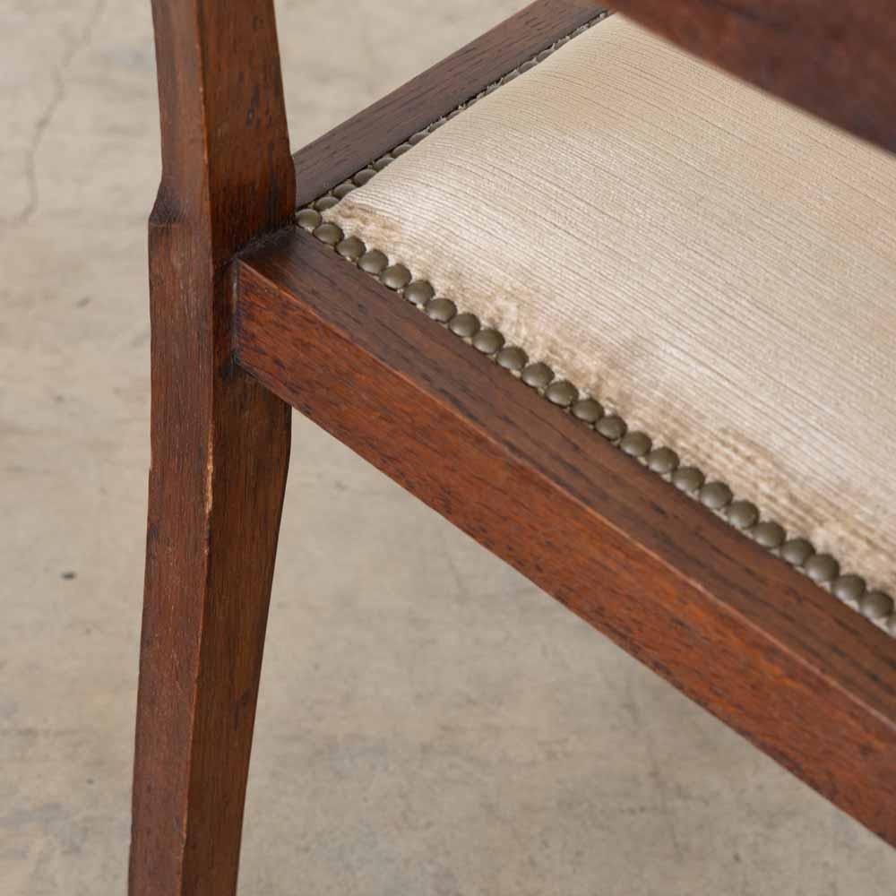 French Carved Wood Chair by Charles Dudouyt 10