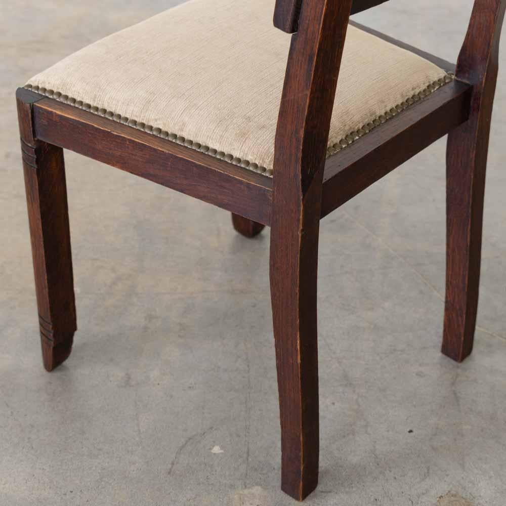 French Carved Wood Chair by Charles Dudouyt 12