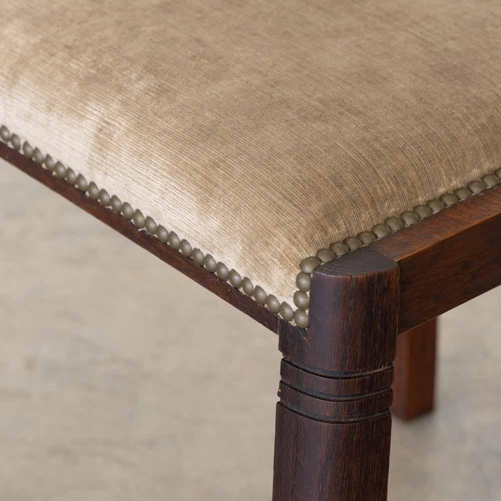 French Carved Wood Chair by Charles Dudouyt 14