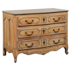 French Carved-Wood Chest w/Scalloped Skirt & Cabriole Legs