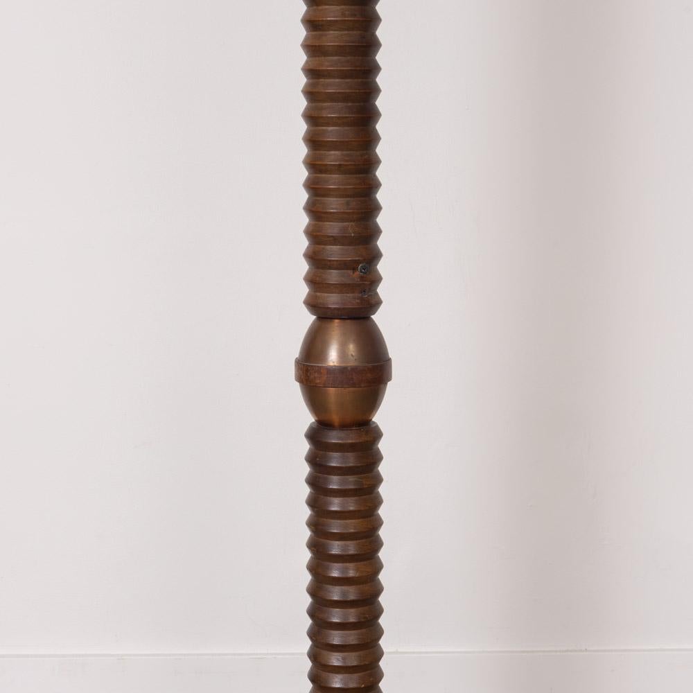 French Carved Wood Floor Lamp For Sale 6