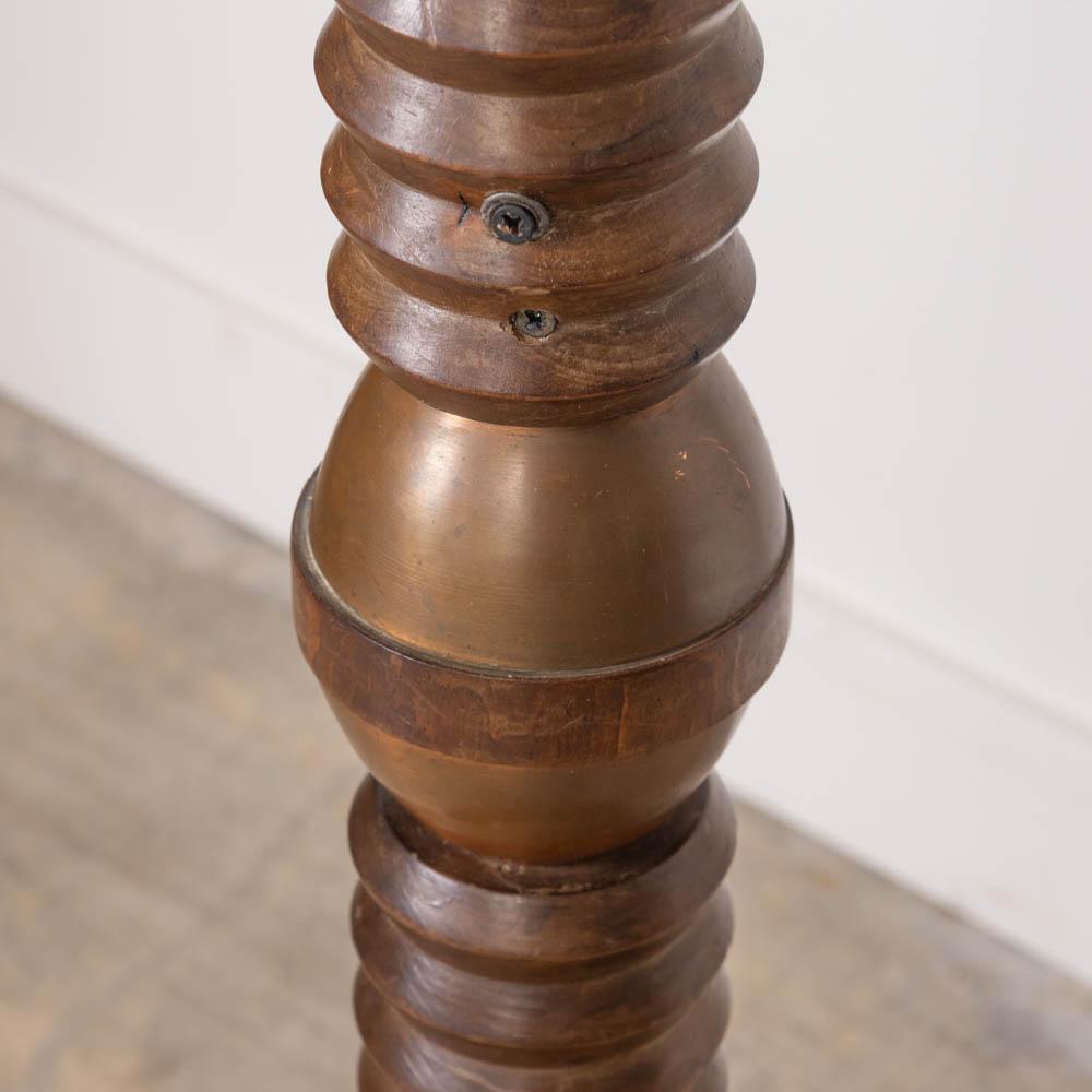 French Carved Wood Floor Lamp For Sale 7