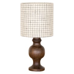 French Carved Wood Lamp Antique French Carved Wood Lamp