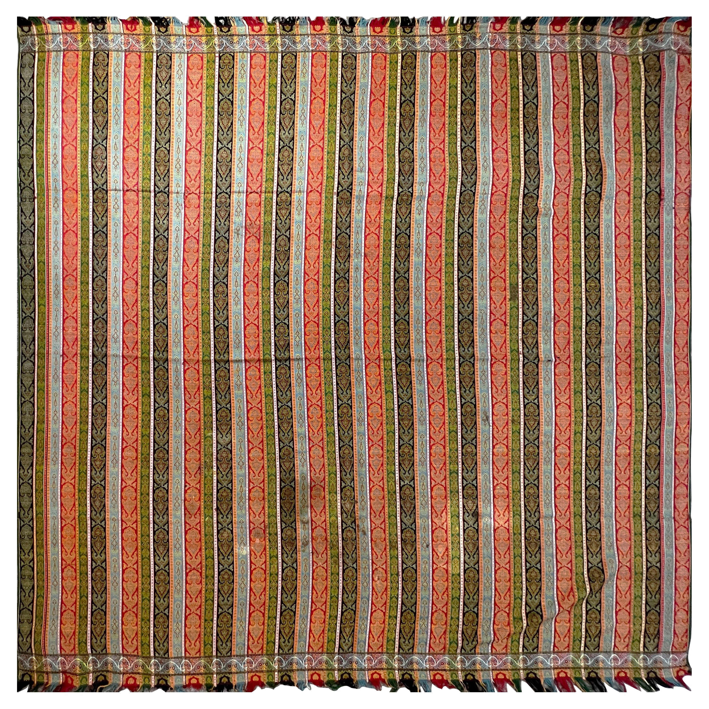 Châle en cachemire français du Lyonnais vers 1900 - N° 802