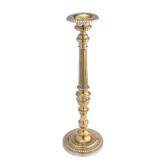 French Cast Brass Altar Stick, c. 1800