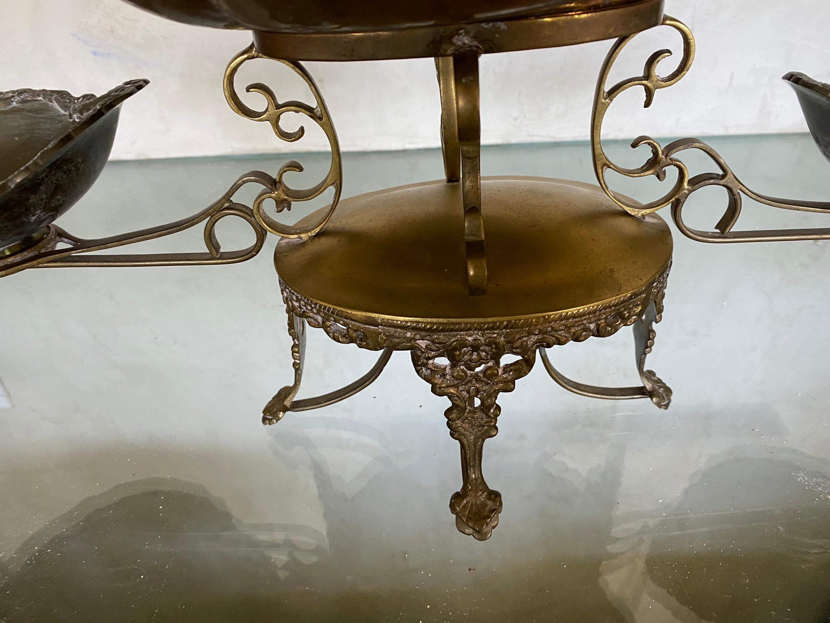 20th Century French Cast Bronze Centerpiece For Sale