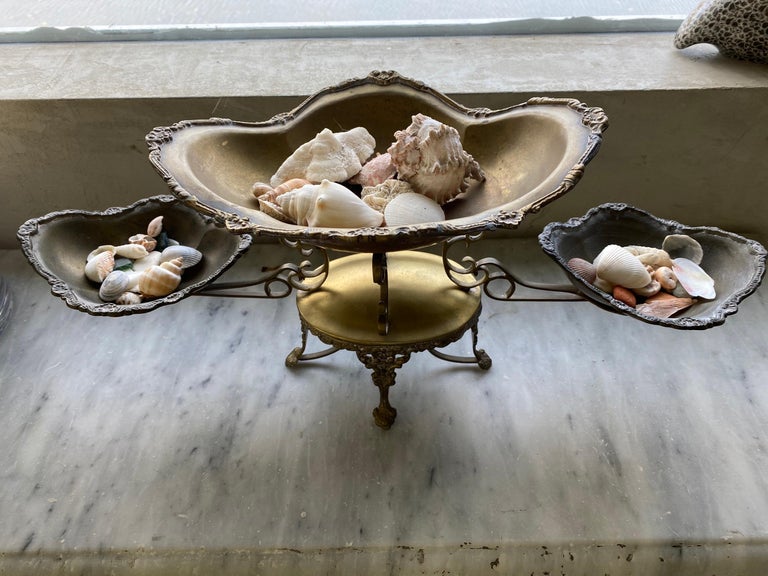 French Cast Bronze Centerpiece For Sale at 1stDibs