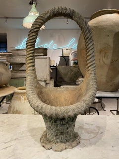 French Cast Cement Planter, 1960s