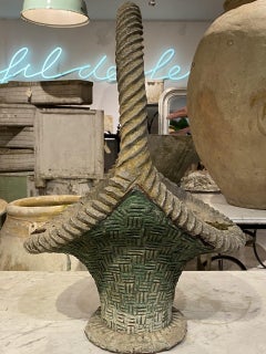 French Cast Cement Planter, 1960s