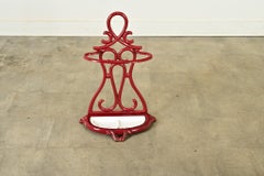 French Cast Iron Art Nouveau Umbrella Stand