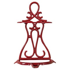 Stand d'Umbrella Art Nouveau en fonte française