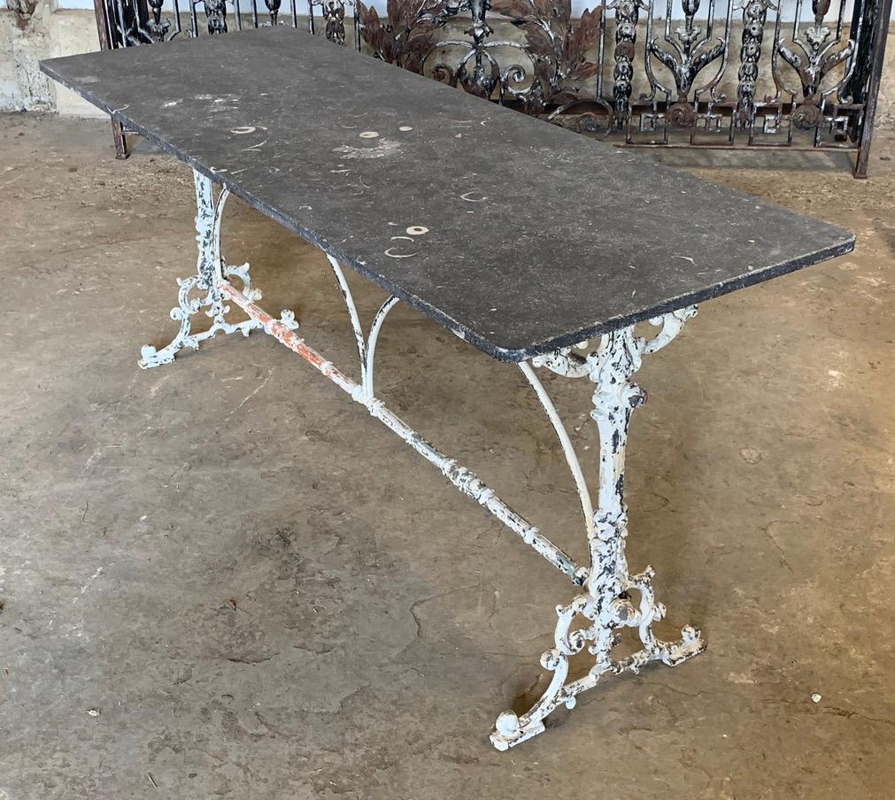 French Cast Iron Bistro Table 1