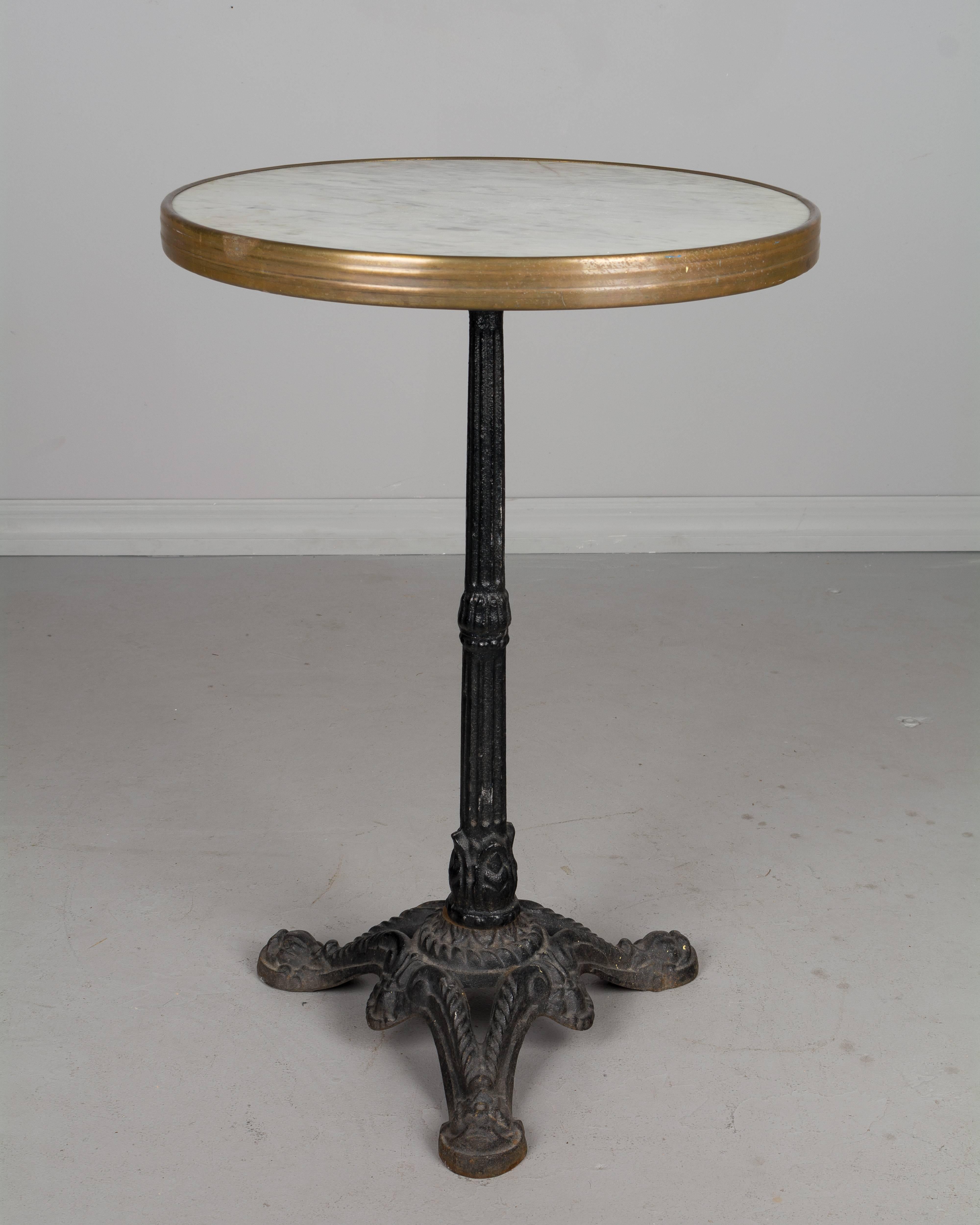 20th Century French Cast Iron Bistro Table