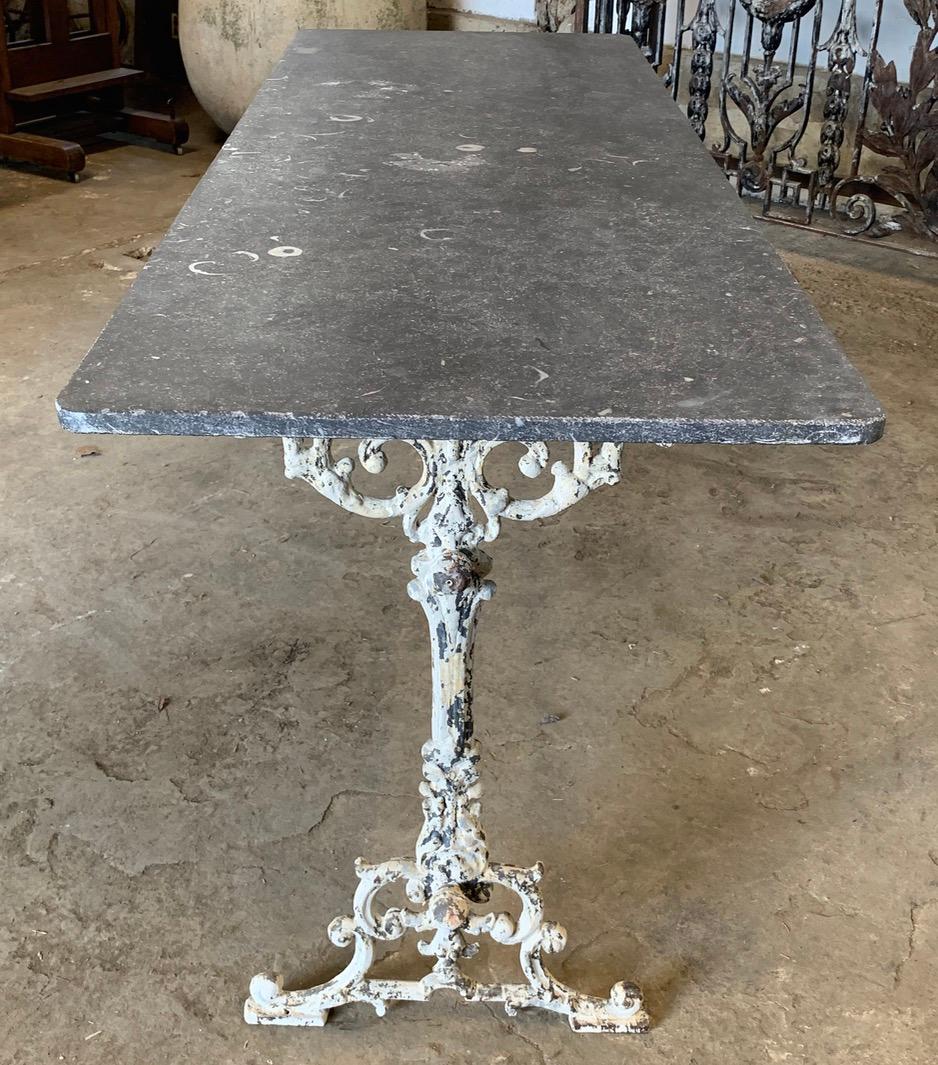 French Cast Iron Bistro Table 2