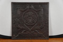 French Cast-Iron Chimney Plate 18th Century