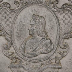 French Cast Iron Fireplace Plaque