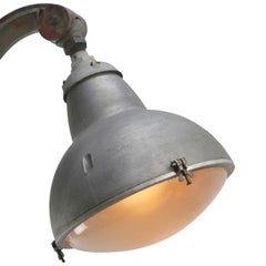 French Cast Iron Frosted Glass Streetlights by Sammode, France