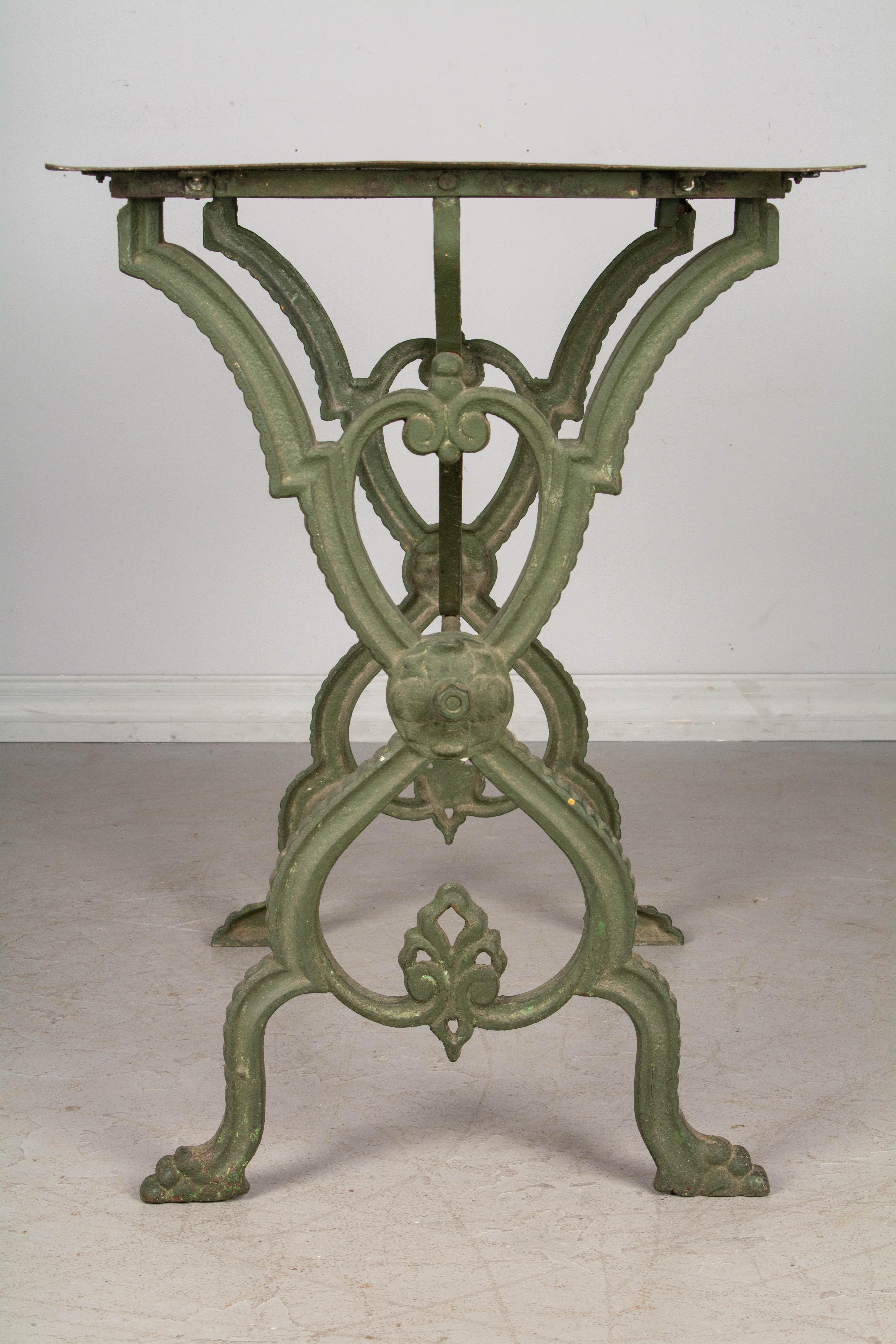 French Cast Iron Garden Bistro Table 1