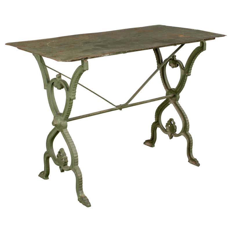 Iron Garden Table For Sale at 1stDibs