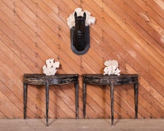 French Cast Iron Horse Head Butcher Shop Trade Sign