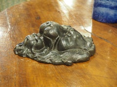 French Cast Iron Lion Head Mascaron Fountain Spout, 20th Century