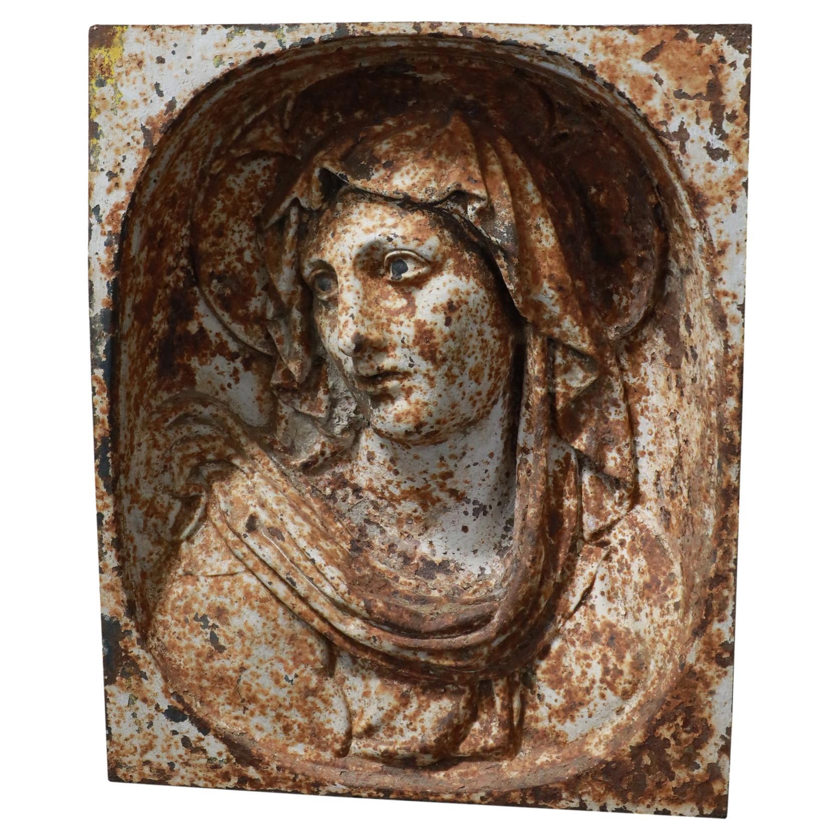 Panel de hierro fundido francés de María en venta