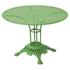 French Cast Iron Powdercoated Garden Table