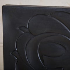 French Cast Iron Sculpture with Bird Motifs by René Coutelle