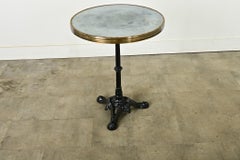 French Cast Iron & Stainless Steel Bistro Table