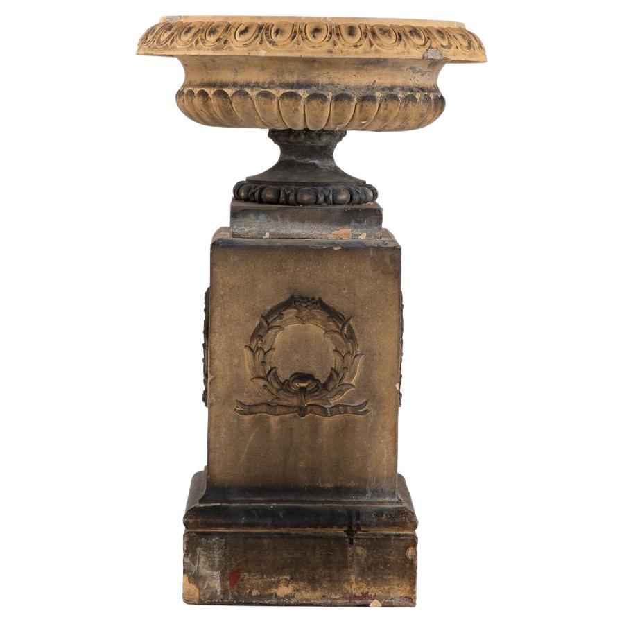 Antique English Cast Iron Urn For Sale at 1stDibs antique cast iron