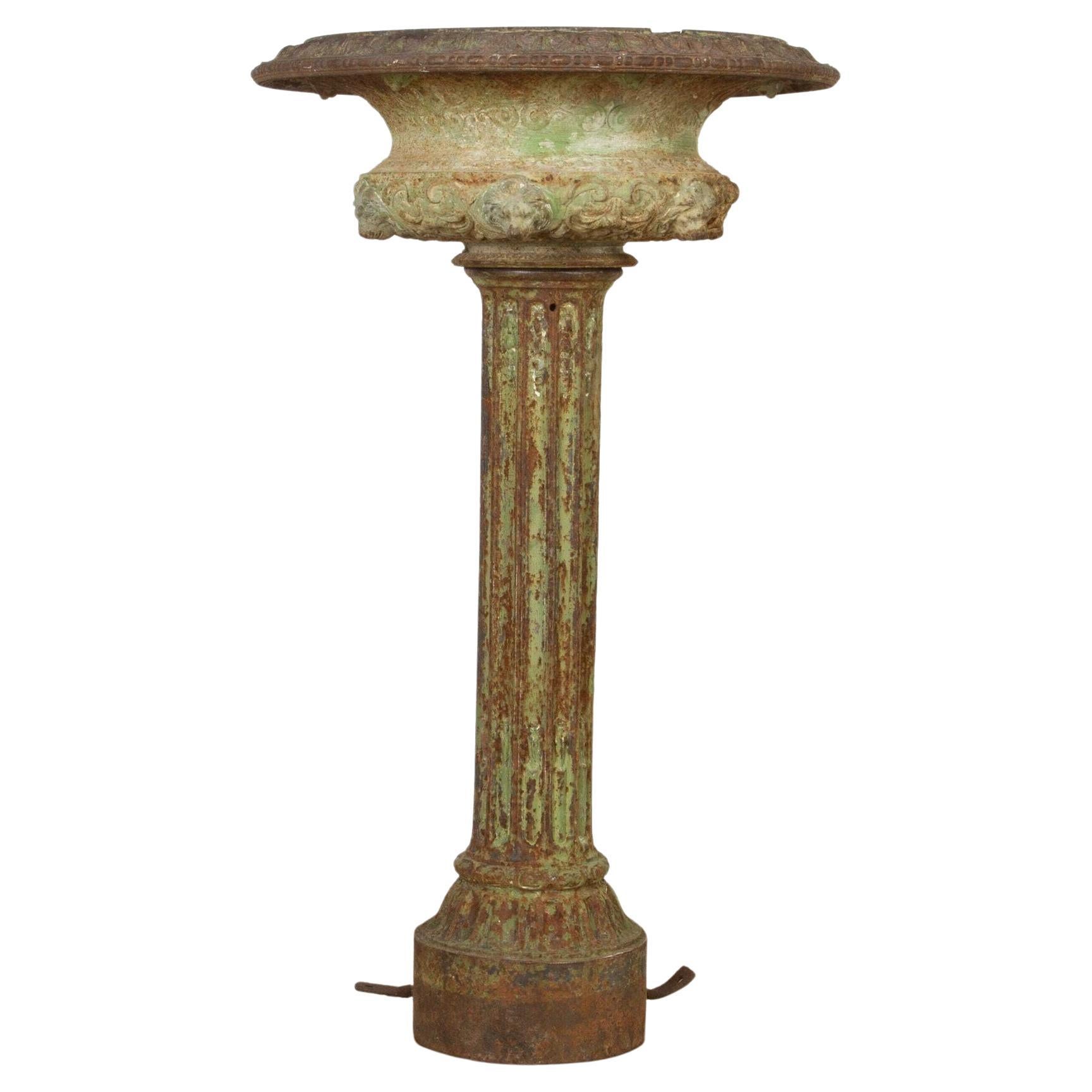 French Cast Iron Water Font 